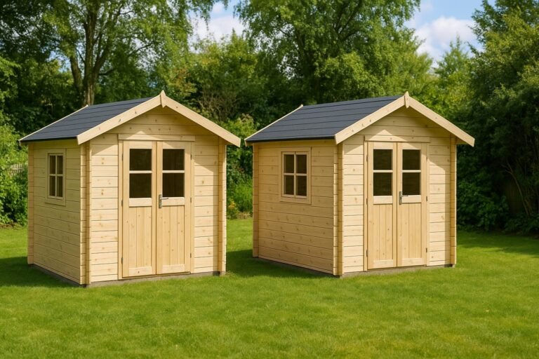 2 abris de jardin de 5m2