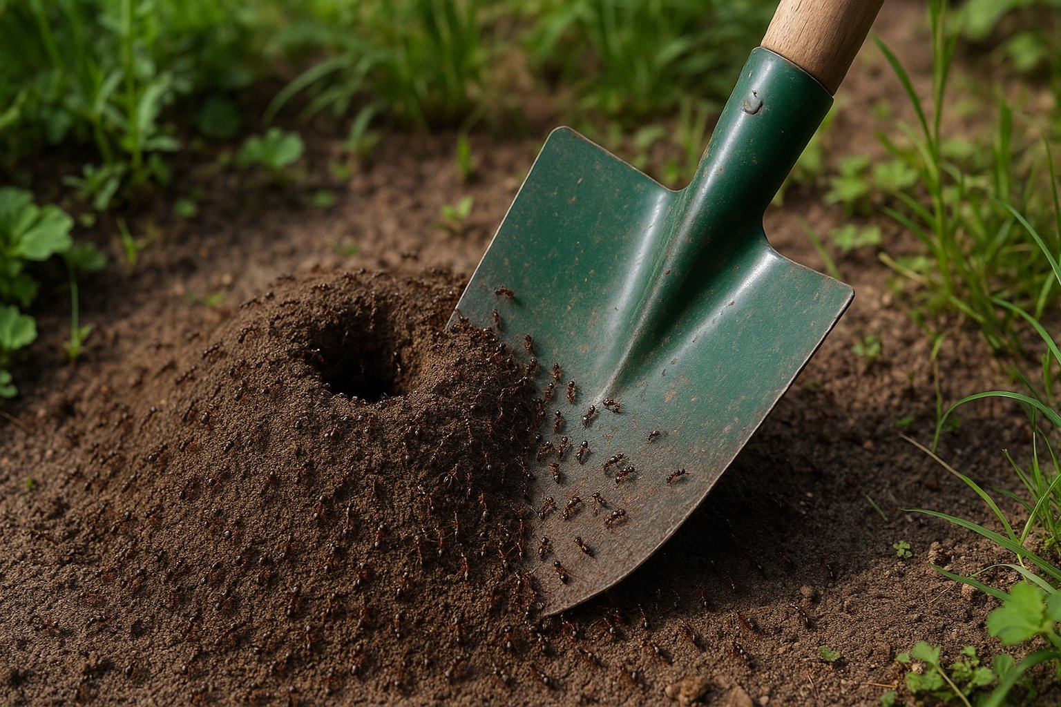 Comment détruire un nid de fourmis dans le jardin