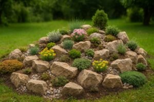 Comment faire une rocaille dans un jardin