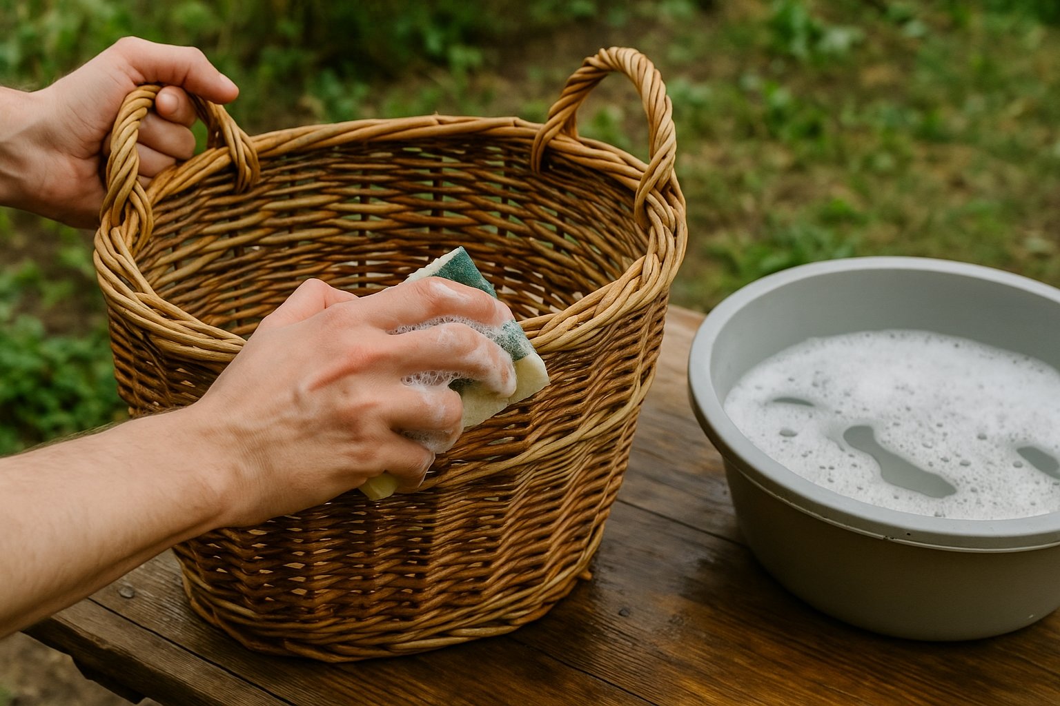Comment nettoyer un panier en osier facilement