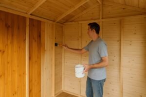 Faut il lasurer l'intérieur d'un abri de jardin