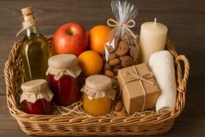 Que mettre dans un panier garni pour femme