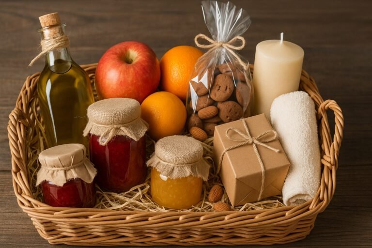 Que mettre dans un panier garni pour femme