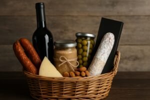 Que mettre dans un panier garni pour homme