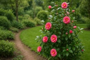 où planter un camélia dans un jardin​