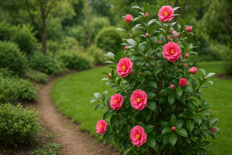 où planter un camélia dans un jardin​