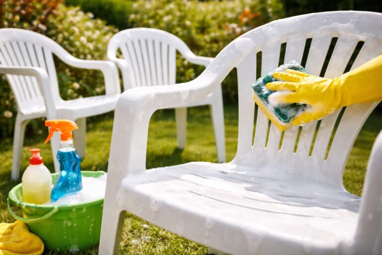 Comment nettoyer des chaises de jardin en plastique