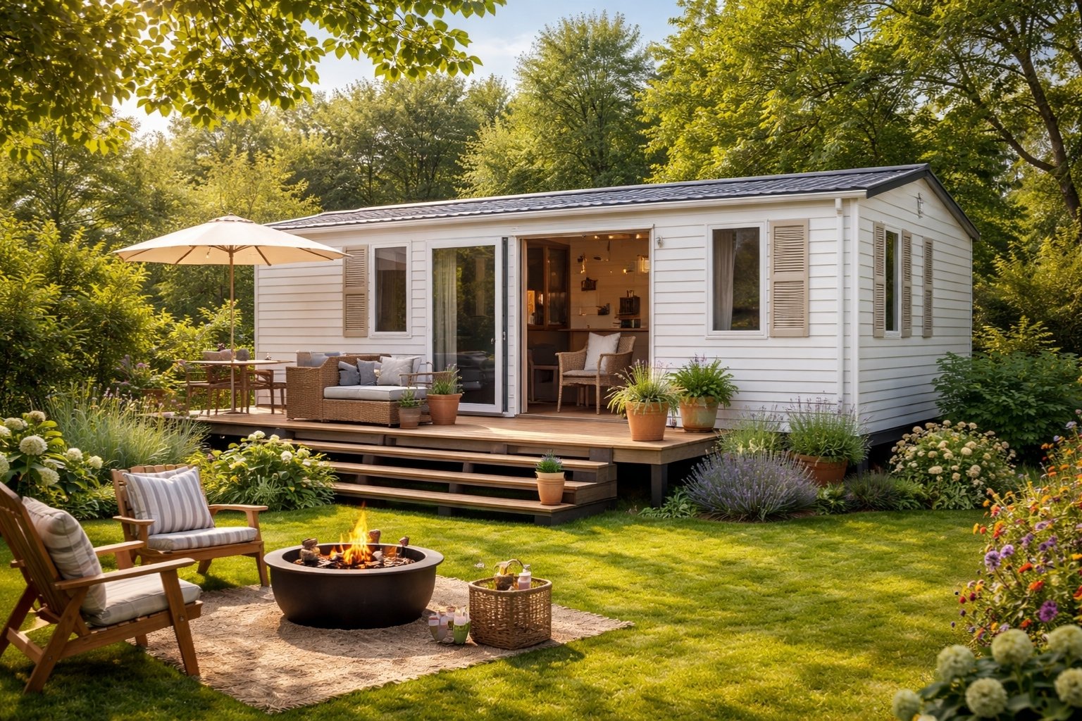 Peut on mettre un mobil home dans son jardin