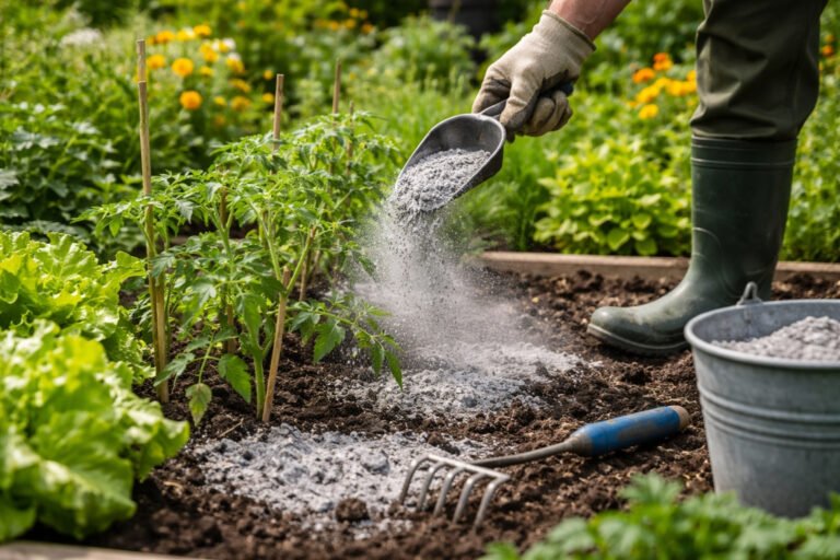 Quand mettre de la cendre dans le jardin