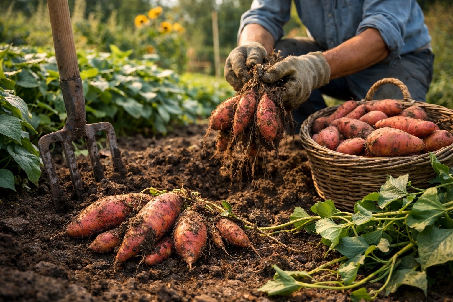 Quand récolter les patates douces au jardin