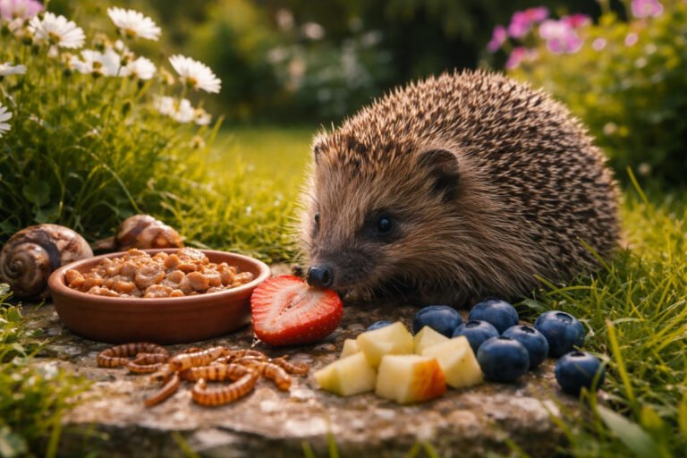 Que mange un hérisson dans le jardin
